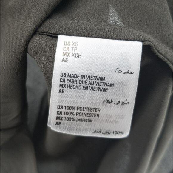 Alfani Sleeveless Scoop-Neck Blouse Urban Olive XS - Picture 6 of 6